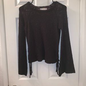 Pink republic black knit sweater